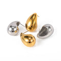 Bodega Earrings — gold-plated and silver-plated stainless steel earrings