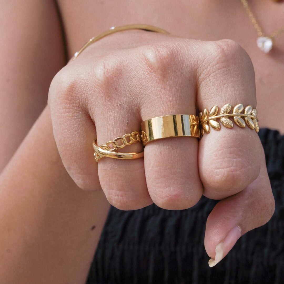 Twisted Vine Ring — twisted vine ring worn on the finger