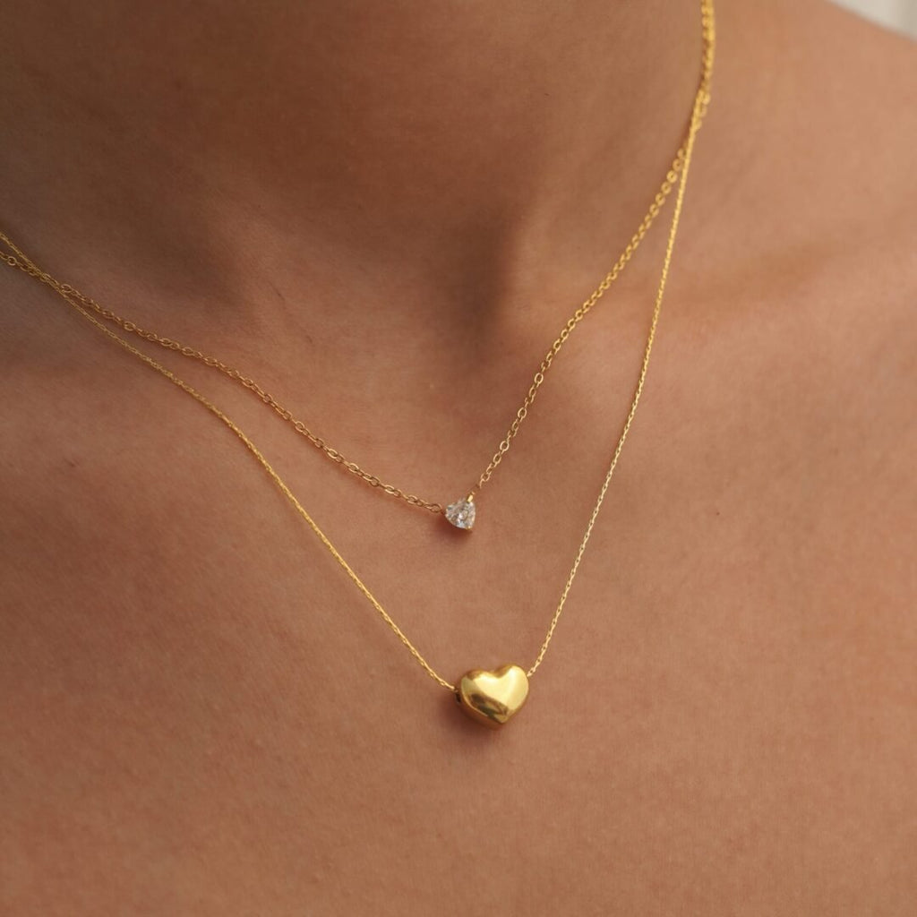 Darling Set — necklace and stud set worn