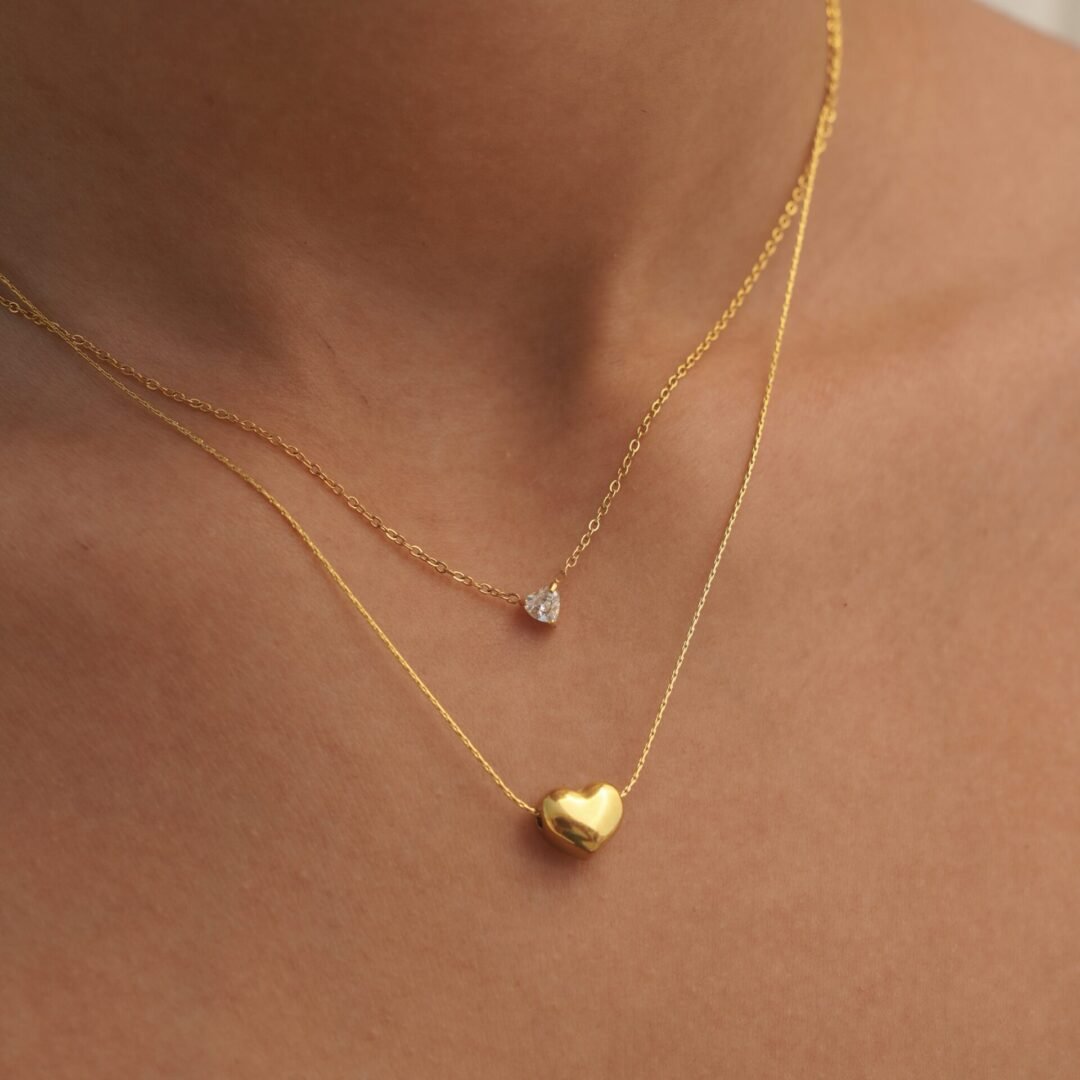 Darling Set — necklace and stud set worn