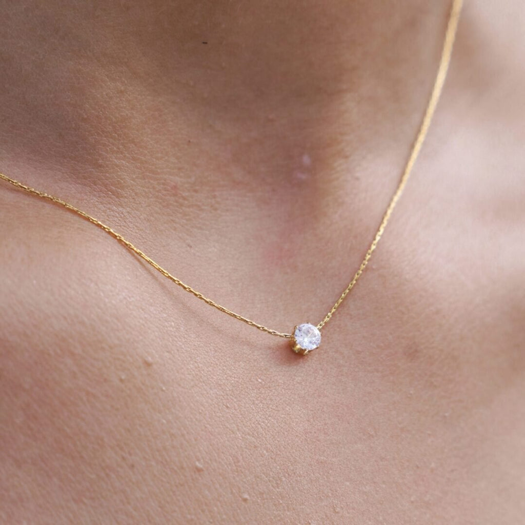 Glitz — close-up of dense zircon stone setting