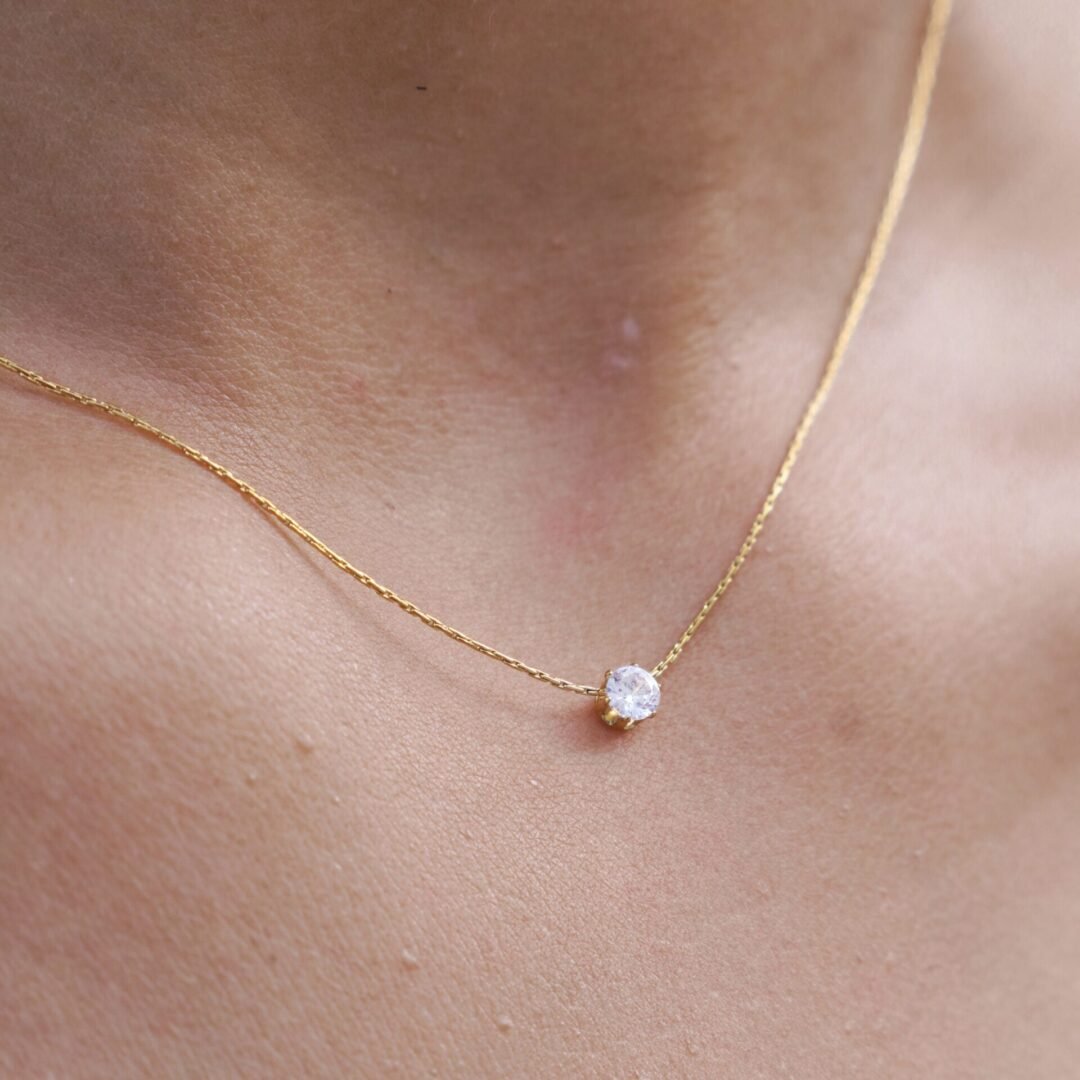 Glitz — close-up of dense zircon stone setting