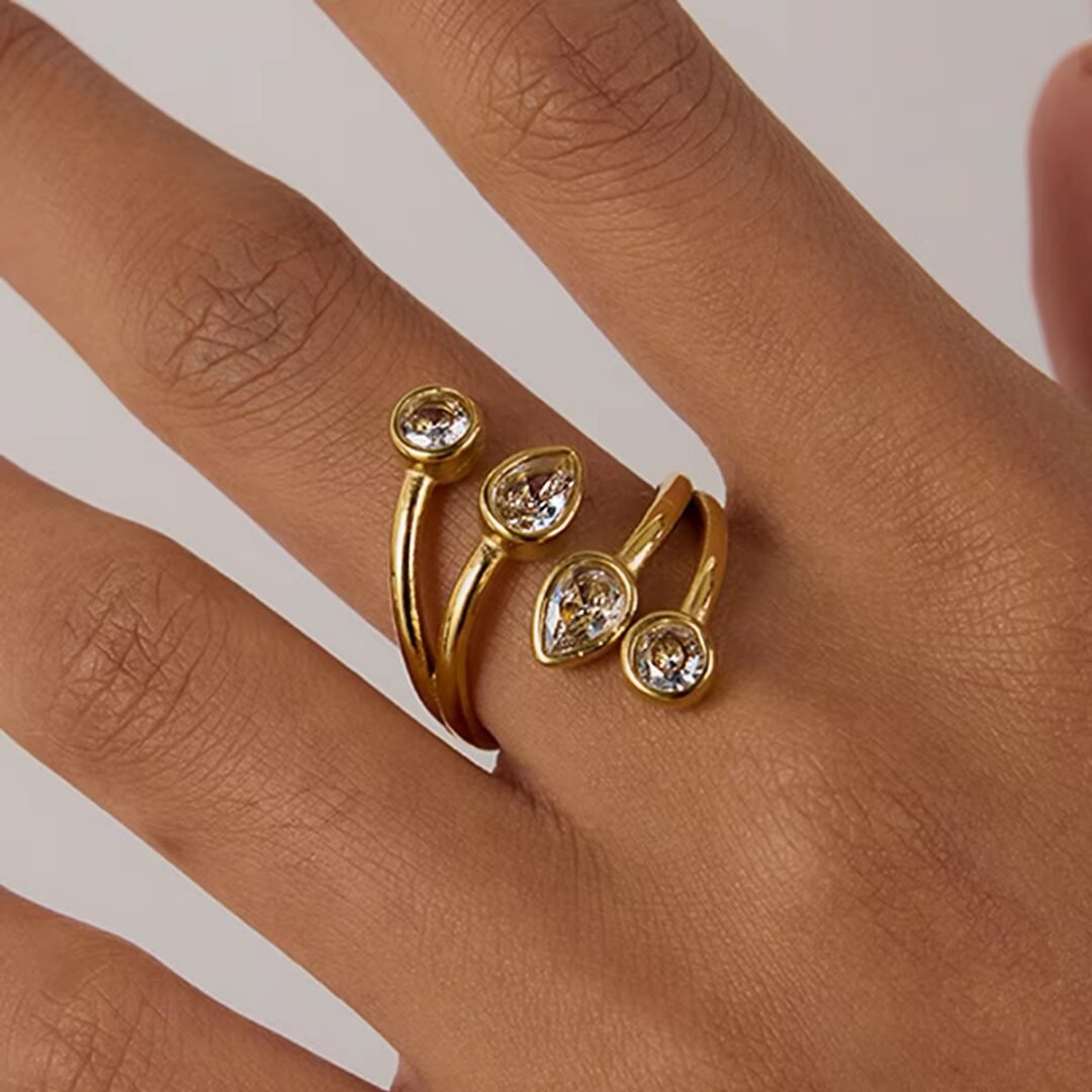 Wrapped — wrap ring worn on the finger