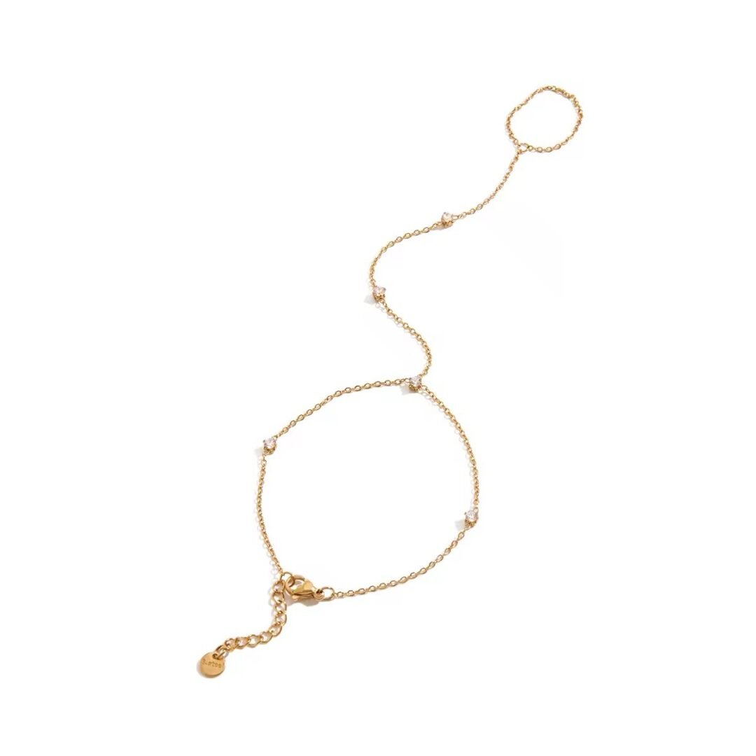 Divette Hand Chain — hand chain worn across the back of the hand