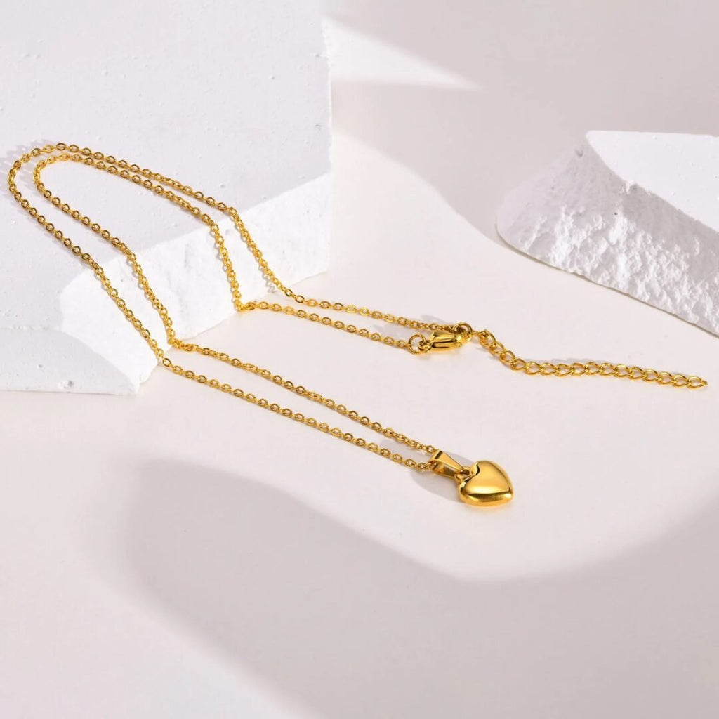 Heart of Gold — heart pendant on fine gold-plated chain
