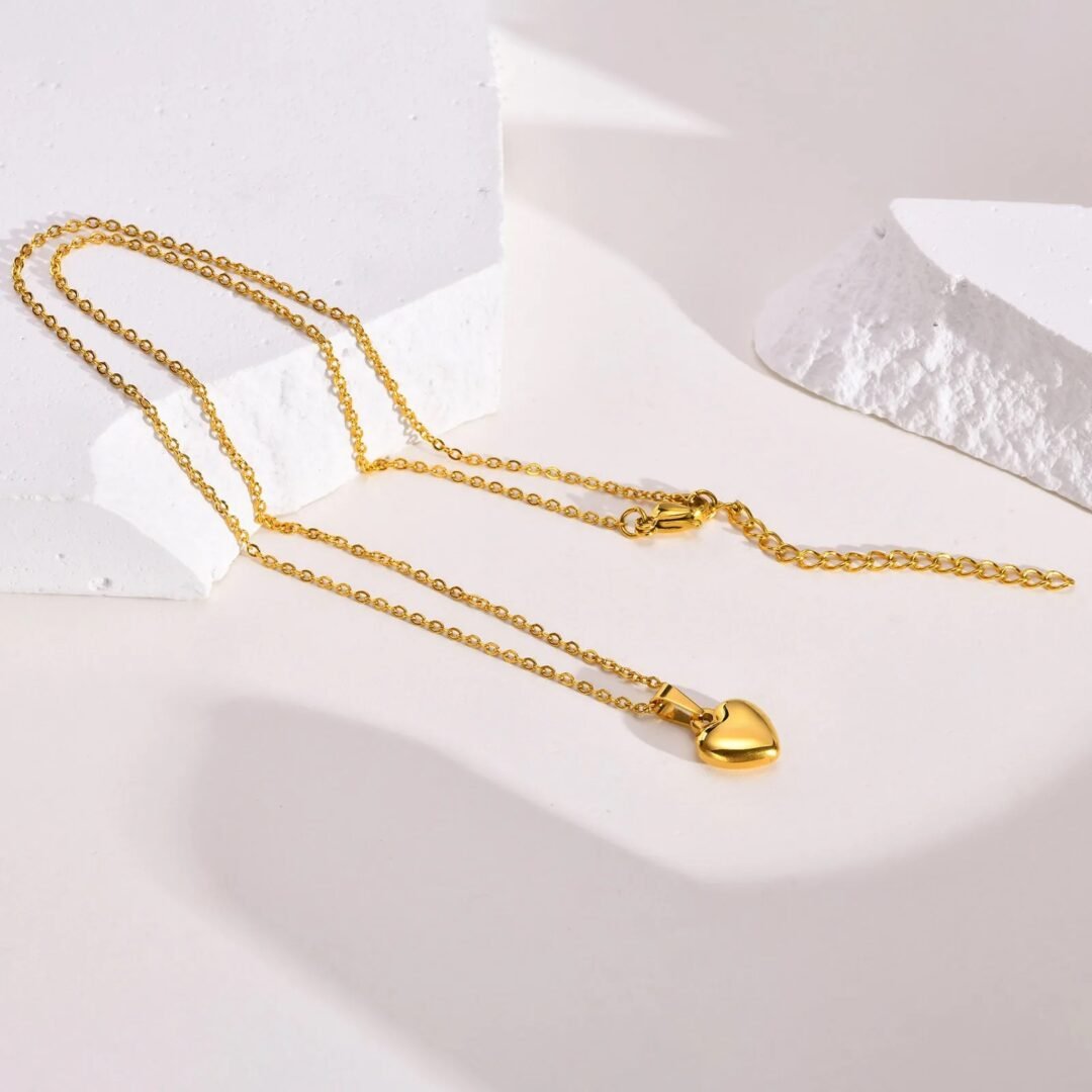 Heart of Gold — heart pendant on fine gold-plated chain