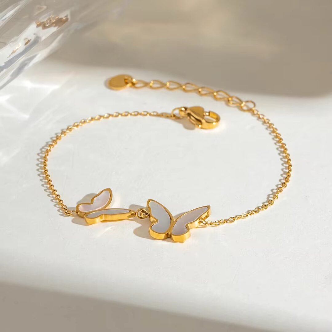 Butterfly Bliss — butterfly bracelet worn on the wrist