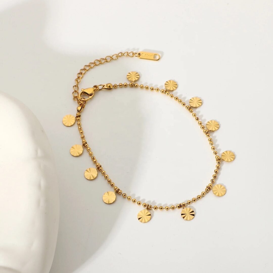 Kendra Anklet — chain anklet worn on the ankle