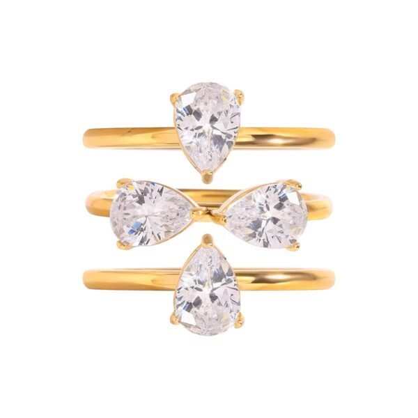 Clover Rings ( Set of 3 rings)