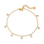 Diamond Drop Anklet